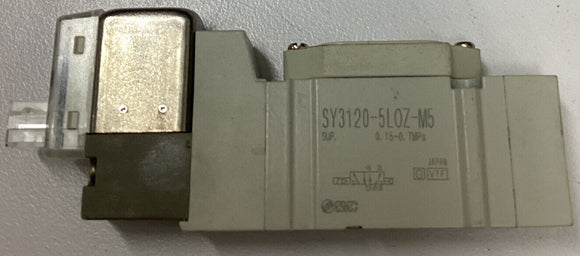 SMC SY3120-5L0Z-M5 24 VDC Solenoid Valve