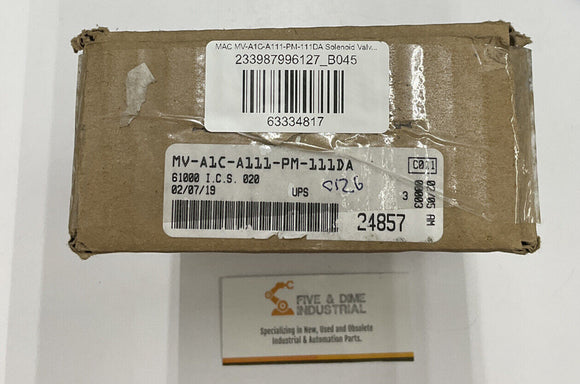 Mac MV-A1C-A111-PM-111DA Solenoid Valve 110/120VAC
