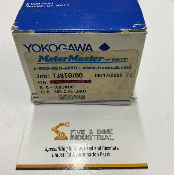 Yokogawa DC Amps Panel Meter 250209DRZZ8