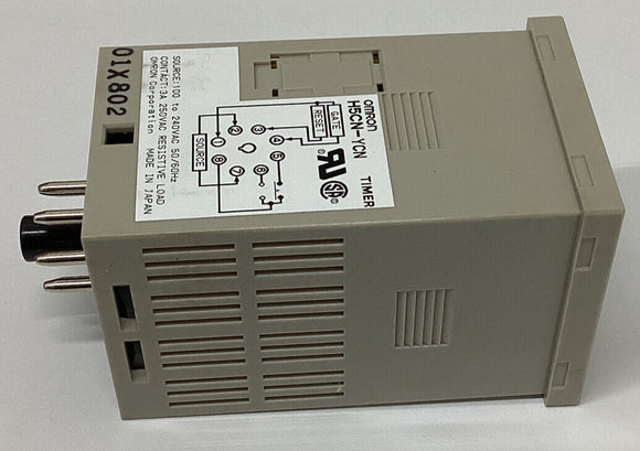 Omron H5CN-YCN Timer 99m 59Sec 100-240 VAC