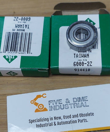 INA 6000-2Z Ball Bearings w/ Shields Lot of 2