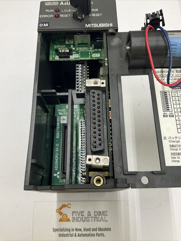 Mitsubishi A2USHCPU-S1 CPU PLC, 30k Step Processor w/ Key