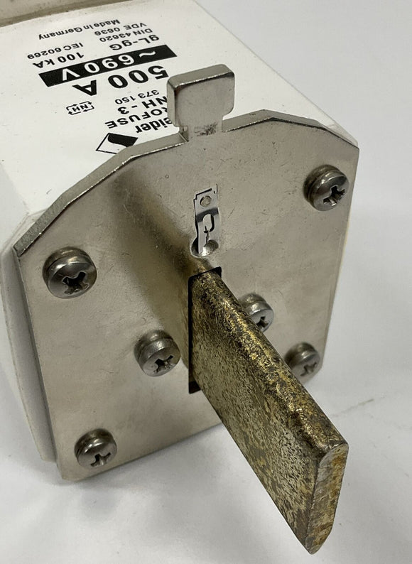 M.Schneider 373-150 Eurofuse NH-3 gL-gG Fuse 500 Amp 690 VAC 373150