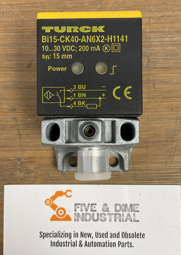 Turck BI15-CK40-AN6X2-H1141 Inductive Sensor - 0