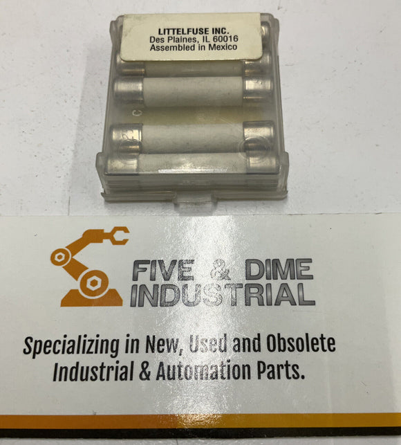 Littelfuse Box of (5) 3AB-15A 510-B10-326 Ceramic Fuses