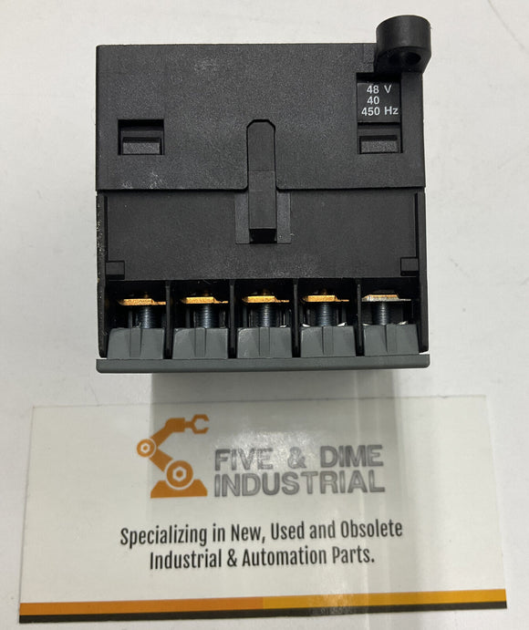 ABB B7-30-10 Auxiliary Contactor 16-Amps, 600VAC, 48V Coil 3 Phase, 3 Breaking