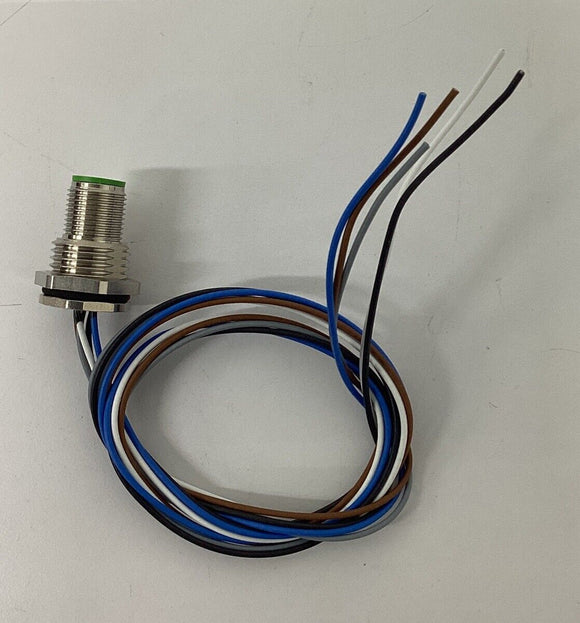 Murr 7000-13525-9720050 M12  5-Pole, Male Receptacle 0.5M