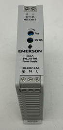 Emerson SVL 3-5-100 Power Supply 15W 5V Din 100-240 VAC-3