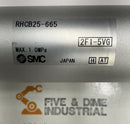 SMC RHCB25-665 Round Body High Power Cylinder 25mm Bore, 665mm Stroke-4