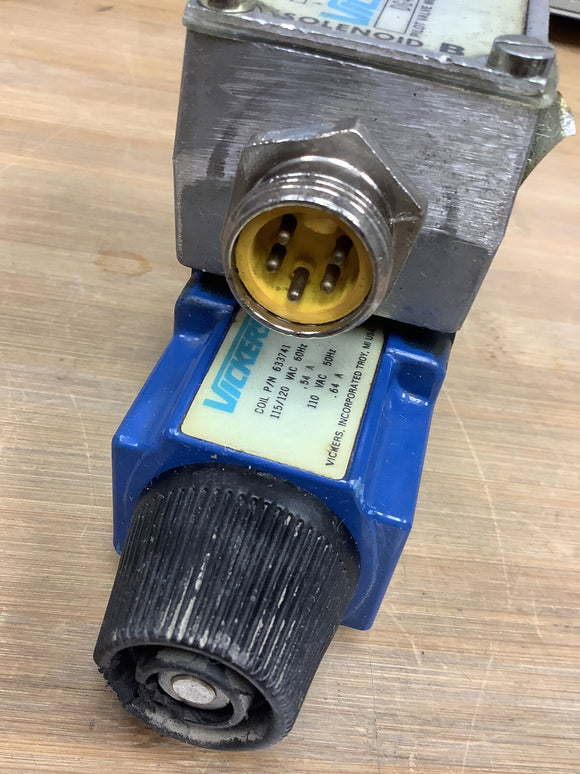 Vickers DG4V-3-2N-MPA5-W-B-40 Directional Control Valve 115/120 VAC