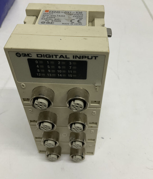 SMC EX245-DX1-X36 Digital Input Control Module 16 Point
