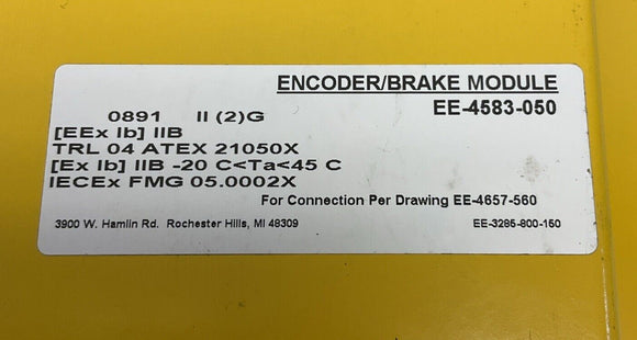 Fanuc EE-4583-050 7 Axis Encoder / Brake Module Rev F