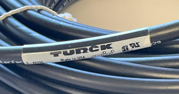 Turck WKV-254BK-30 Single End Cable Minifast 4-Pole, 2-Wire Female 90° 30M