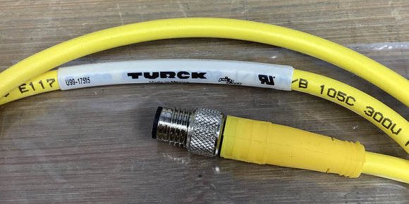 Turck PKW 4M-1-PSG Cable Cordset U-9917515 4M