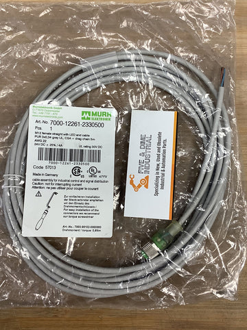 Murr Elektronik 700012261-2330500 M12F Led Straight