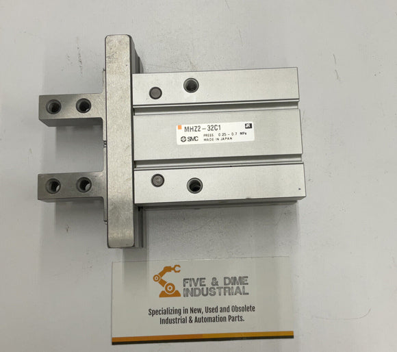 SMC MHZ2-32C1 Linear Guide Parallel Type Air Gripper Single Acting