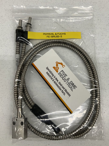 Pepperl Fuchs FE-BRL6S-3 Fiber Optic Sensor Cable w/ O-Rings C-Clips