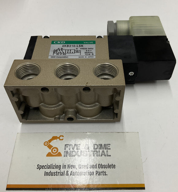 CKD AKB310-10-LSK-DC24V Solenoid Valve
