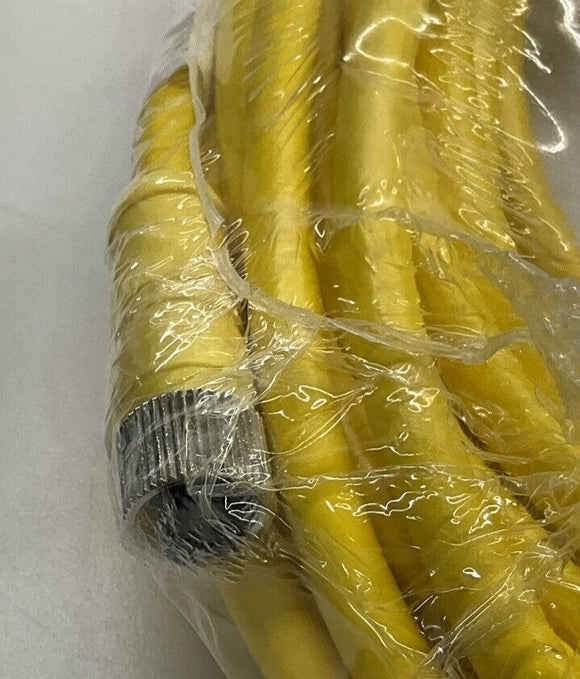 Mencom MDCM-4-5FP-5M Single End 5-Pin M12 Female Cable Cordset 5-Meters