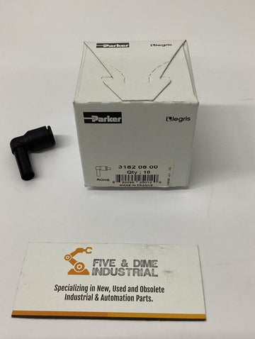 Parker Legris 3182-08-00 8mm Push to Connect Elbow Fitting Lot of 10