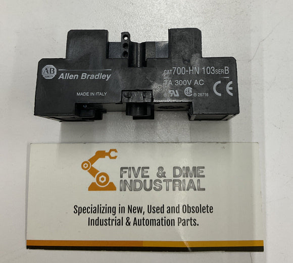 Allen Bradley 700-HN103 Series B 14 Blade Relay Socket  Type H