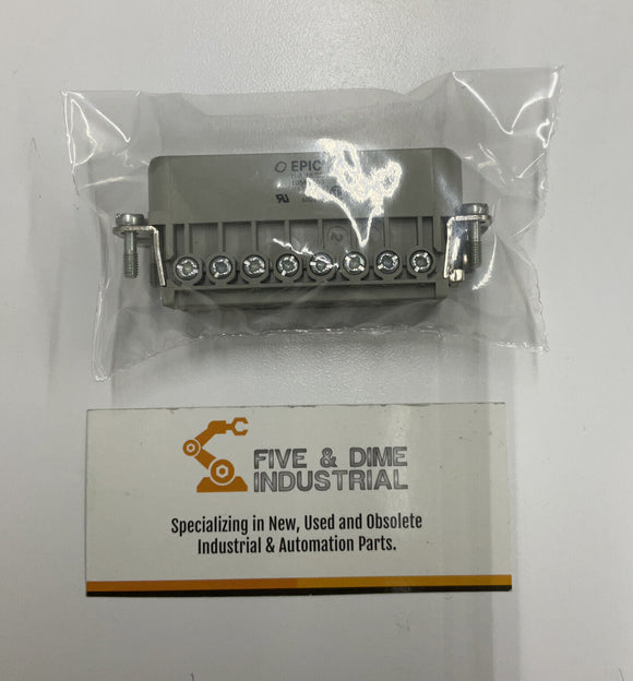 Harting 10.5401 HA 16 Screw Terminated Plug w/ Wire Protection