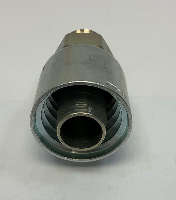 Parker  10571-16-16  1" Male Sae Straight w/ O-Ring x 1" ID Hose Crimp Fitting