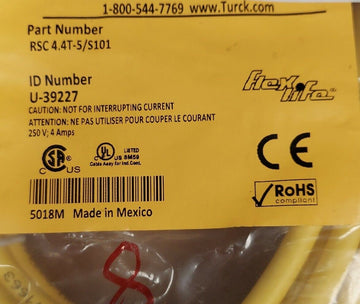 Turck RSC 4.4T-5/S101 / RSC44T5S101 U-39227 - 0