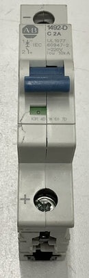Allen Bradley 1492-D1C020 2 Amp Din Rail Circuit Breaker-3