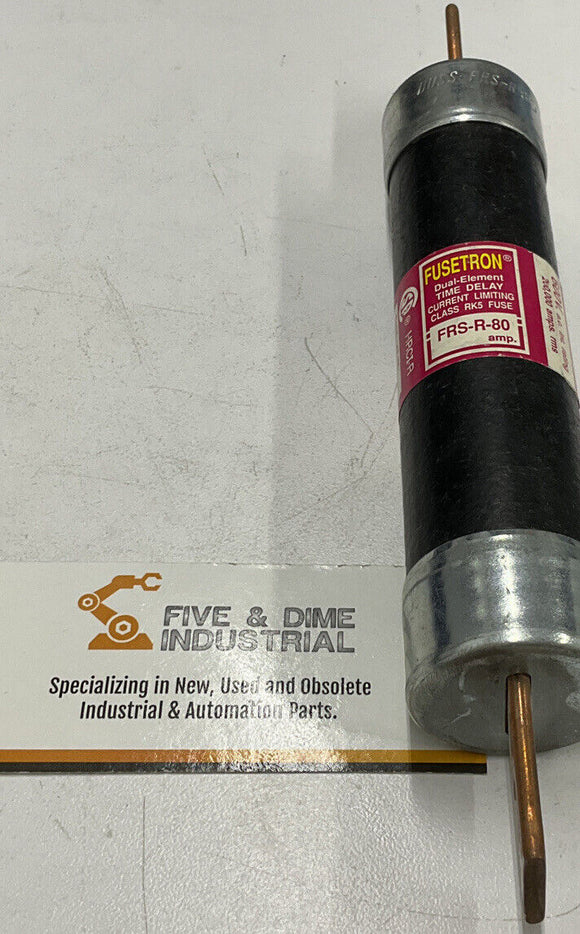 Bussmann / Fusetron FRS-R-80 Dual-Element Time-Delay Fuse 80A 600V
