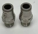 Legris 3805 56 11  Push Connector SS-316 1/4" OD Tube x 1/8" MNPT 2-Pack-5