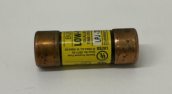 Buss Bussmann  Low-Peak LPJ-2SP Lot of (4) Dual Element Time Delay Fuse