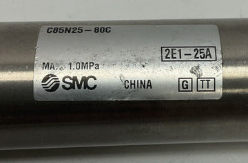 SMC C85N25-80C Double Acting Pneumatic Round Cylinder 25mm Bore, 80mm Stroke - 0