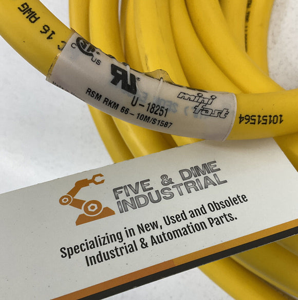 Turck RSM RKM 66-10M/S1587 Mini Fast Cable U-18251