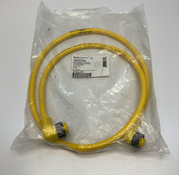 Brad Woodhead 1300101599 4-Pole Male/Female 90° Cable 4' 61218