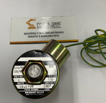 Honeywell Skinner C2J1730 3-Way Solenoid Valve 1/8" 240VDC 90 PSI - 0