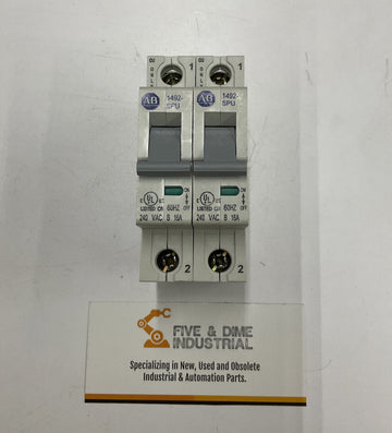 Allen Bradley 1492-SPU1B160 Circuit Breakers 16A .Box of 2