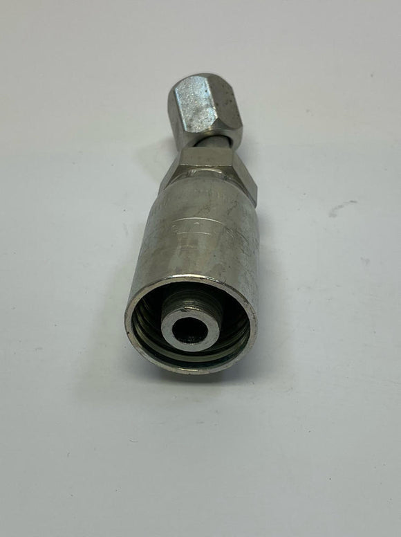 Kurt Hydraulics FJX45-08-06 1/2'' Hose ID Crimp x 3/8'' JIC Female 37°