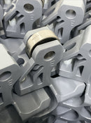 Intralox 2200-14 Grey Radius Flush Grid High Deck w/ Edge Bearing 10 Ft.-6