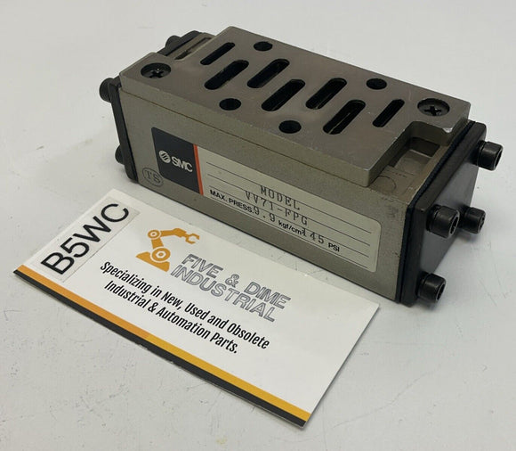 SMC VV71-FPG Valve Spacer w/ Hardware