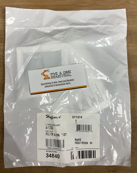 Hoffman AFLT33 Filter and Bracket Assembly