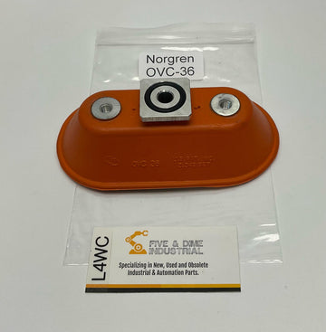 Norgren OVC-36 Oval Vacuum Suction Cup 3x6''  1.25 Square Mount