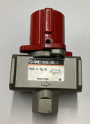 SMC VHS40-N02-Z Pneumatic Lock Valve 15/50PSI, 1/4"In/Out 3/8"Exhaust-5
