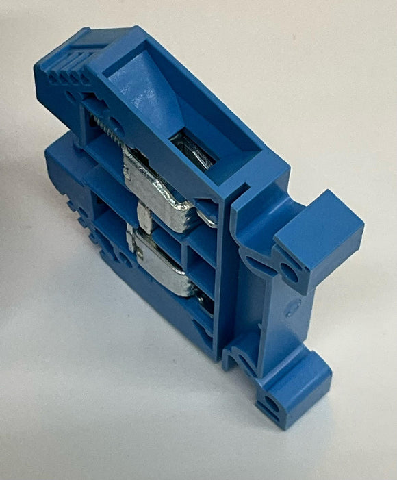 Morsettitalia MI Euro 10 Blue Package of 6 Terminal Blocks
