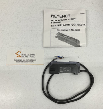Keyence FS-V21RP Dual Digital Fiber Amplifier Unit 12-24 VDC