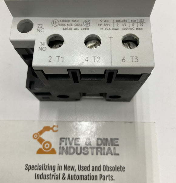 Siemens 3VU1300-1MG00 Circuit Breaker 1-16A