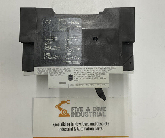 Siemens 3VU1300-1MJ00 Circuit Breaker 2.4-4A