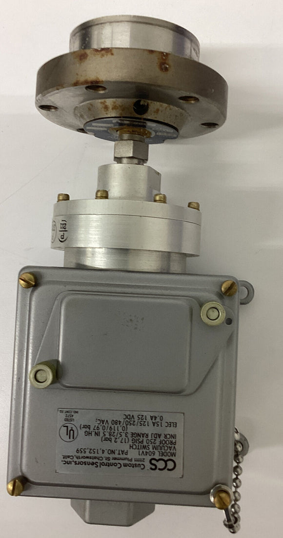 CCS 604V1 Vacuum Pressure Switch w/ ITT Diaphragm