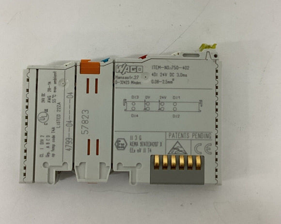 Wago 750-402 4-Channel I/O Digital Module