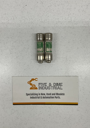 Bussmann Buss FNQ-R-10 10A Time Delay Fuse 600V Lot of 2 - 0